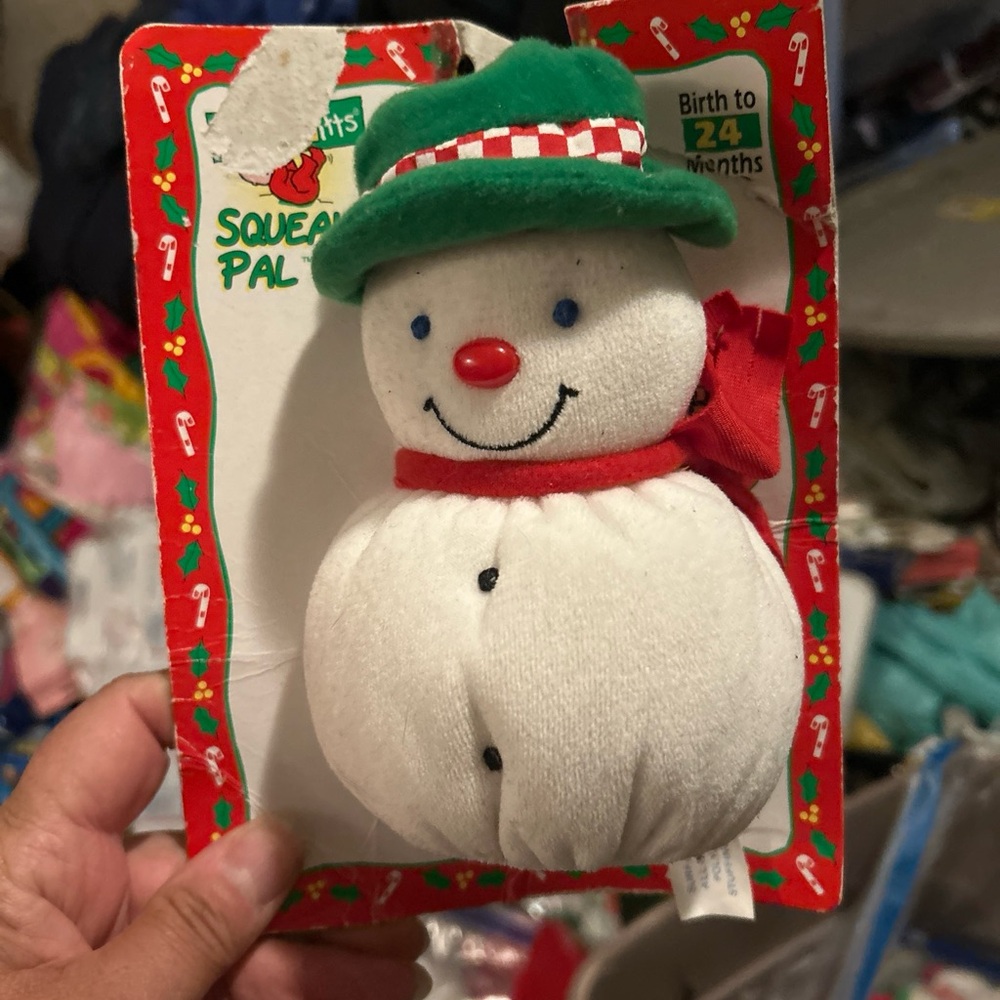 Vintage kids gifts/eden toys Christmas snowman